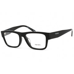 Prada Men's Eyeglasses - Black Plastic Full Rim Frame Demo Lens | 0PR 15YVF 1AB1O1