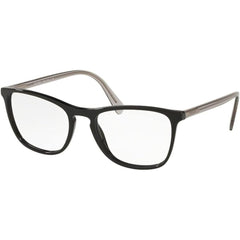 Prada Men's Eyeglasses - Black Plastic Full Rim Square Frame | PRADA 0PR08VV 1AB1O153