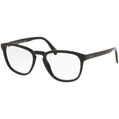 Prada Men's Eyeglasses - Black Plastic Full Rim Square Frame | PRADA 0PR09VV 1AB1O154