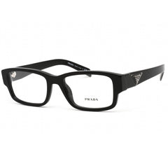 Prada Men's Eyeglasses - Black Rectangular Full Rim Plastic Frame | 0PR 07ZV 1AB1O1