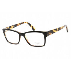 Prada Men's Eyeglasses - Black Square Full-Rim Frame | PRADA 0PR 15VV NAI1O155