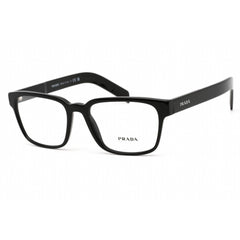 Prada Men's Eyeglasses - Black Square Full-Rim Frame | PRADA 0PR 15WV 1AB1O153
