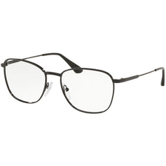 Prada Men's Eyeglasses - Black Square Full-Rim Metal Frame | PRADA 0PR 57VV 1AB1O1