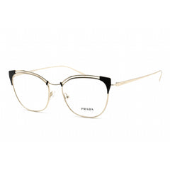 Prada Men's Eyeglasses - Clear Lens Cat Eye Shape Grey Metal Frame | PR62UV YEE1O1
