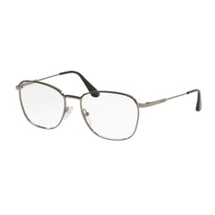 Prada Men's Eyeglasses - Conceptual Black and Gunmetal Frame | PRADA 0PR 57VV M4Y1O1