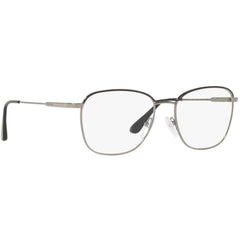 Prada Men's Eyeglasses - Conceptual Black and Gunmetal Frame | PRADA 0PR 57VV M4Y1O154