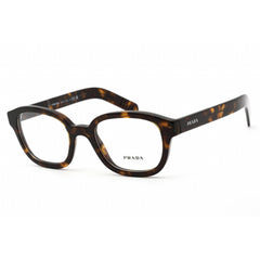 Prada Men's Eyeglasses - Full Rim Rectangular Havana Plastic Frame | 0PR 11WV 2AU1O1