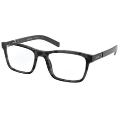 Prada Men's Eyeglasses - Grey Plastic Rectangular Frame | PRADA 0PR 16XV 08A1O1