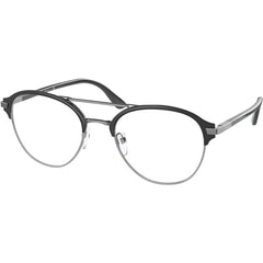 Prada Men's Eyeglasses - Matt Black Pilot Frame Demo Lens | PRADA 0PR 61WV 02G1O1