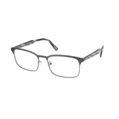 Prada Men's Eyeglasses - Matt Gun Metal Rectangular Frame | PRADA 0PR 54WV 7CQ1O1