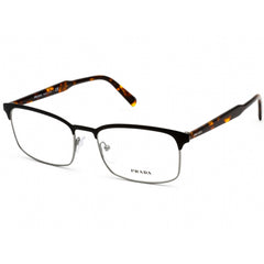 Prada Men's Eyeglasses - Matte Black/Gunmetal Metal Frame Clear Lens | PR54WV 02G1O1