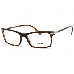 Prada Men's Eyeglasses - Tortoise Plastic Full Rim Frame Demo Lens | 0PR 03YV 2AU1O1