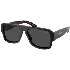 Prada Men's Sunglasses - Black Pilot Frame Violet Lens | PRADA 0PR 22YSF 1AB5S058