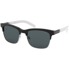Prada Men's Sunglasses - Black Rectangular Frame Blue Lens | PRADA 0PR17XS 1AB01A54