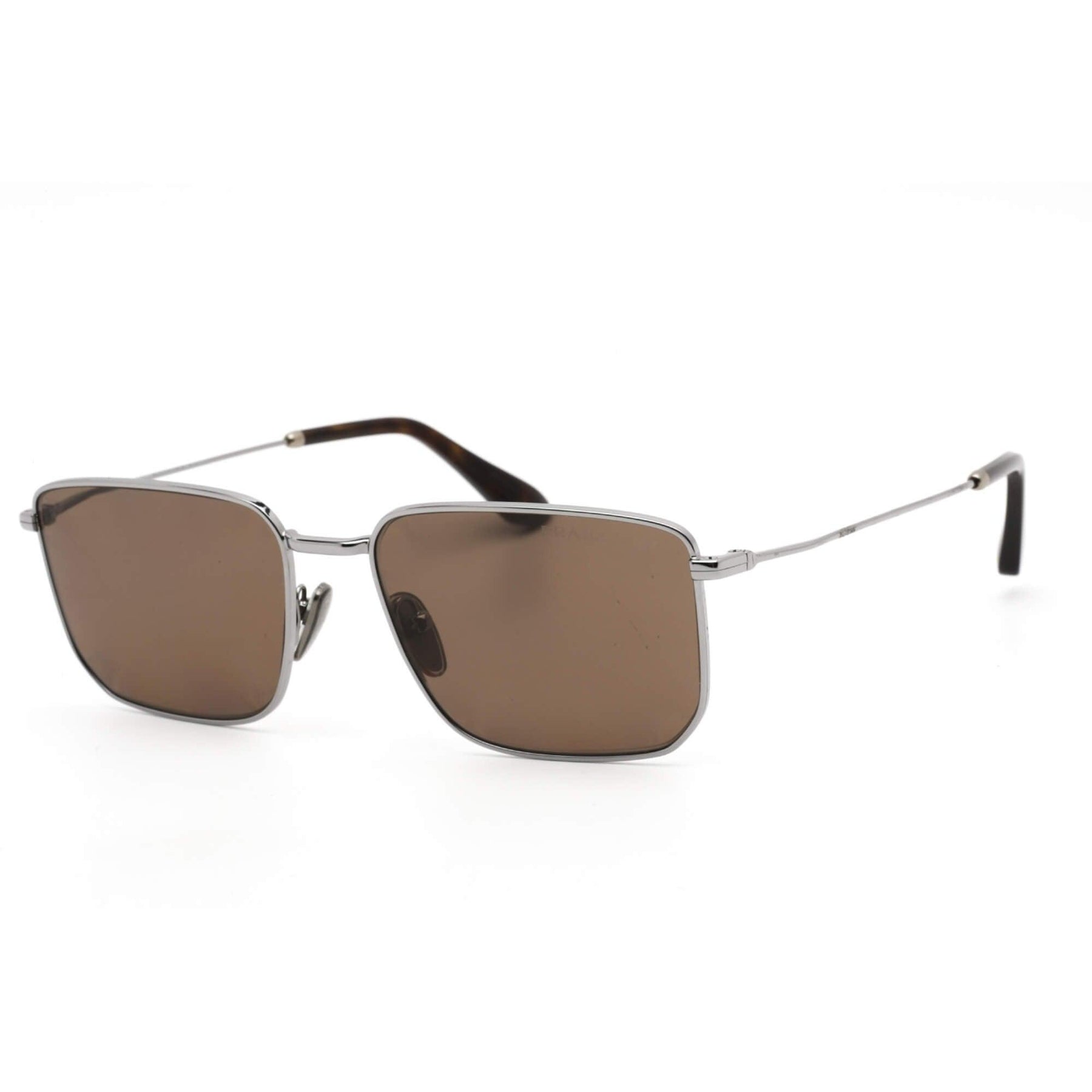Prada Men's Sunglasses - Gunmetal Frame Polar Light Brown Lens