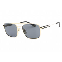 Prada Men's Sunglasses - Pale Gold Rectangular Frame Dark Grey Lens | 0PR 67ZS ZVN09T