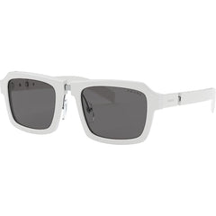 Prada Men's Sunglasses - White Square Shaped Plastic Frame | PRADA 0PR 09XS 4AO5S053