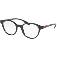 Prada Sport Men's Eyeglasses - Black Round Frame | PRADA SPORT 0PS 01MV 1AB1O150