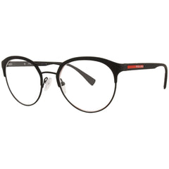 Prada Sport Men's Eyeglasses - Black Rubber Frame | PRADA SPORT 0PS 52HV DG01O152
