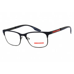 Prada Sport Men's Eyeglasses - Blue Rubber/Black Rubber Metal Frame | 0PS 52NV 07P1O1