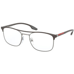 Prada Sport Men's Eyeglasses - Brown and Gunmetal | PRADA SPORT 0PS 50NV 01L1O152