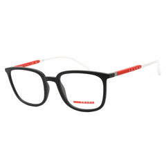 Prada Sport Men's Eyeglasses - Grey Rubber Rectangular Plastic Frame | 0PS 05NV UFK1O1