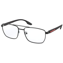 Prada Sport Men's Eyeglasses - Matt Black Metal Frame | PRADA SPORT 0PS 53MV 1BO1O153