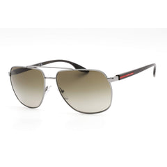 Prada Sport Men's Sunglasses - Gunmetal Frame Brown Gradient Lens | 0PS 55VS 5AV1X1
