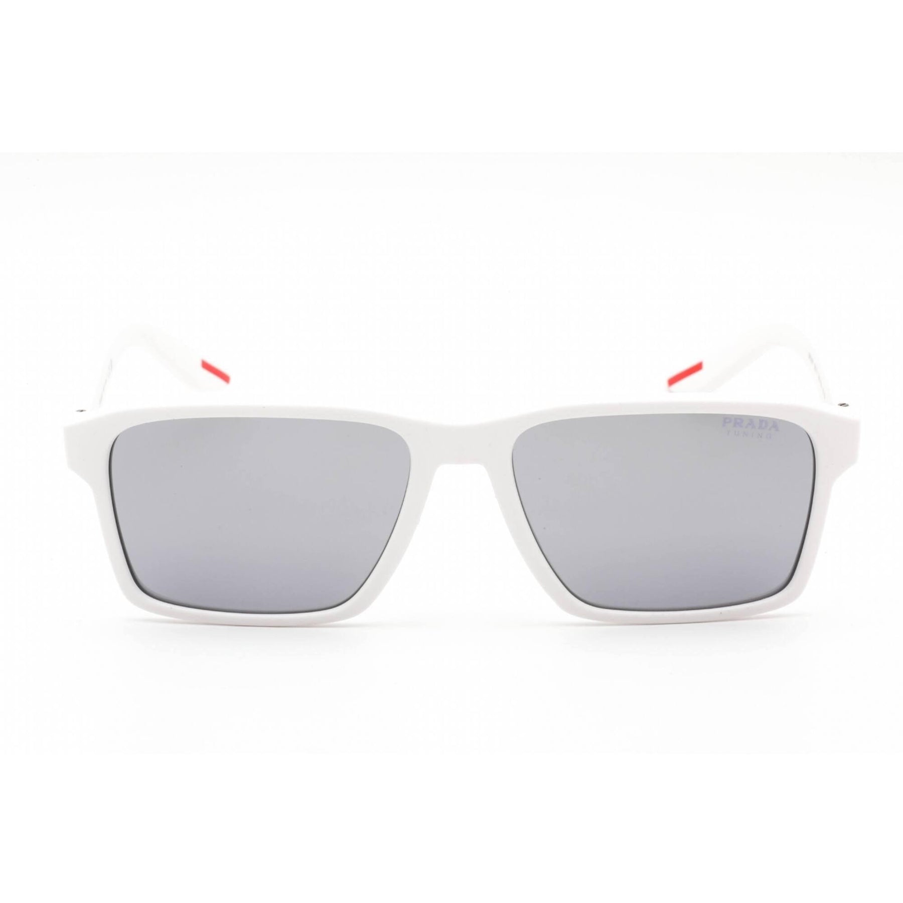 Prada Sport Men's Sunglasses - White Rubber Plastic Rectangular