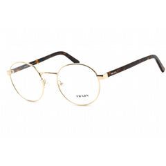 Prada Unisex Eyeglasses - Clear Lens Gold Metal Cat Eye Shape Frame | 0PR 52XV ZVN1O1