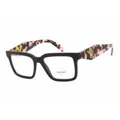Prada Unisex Eyeglasses - Full Rim Rectangular Black Plastic Frame | 0PR 10YV 21B1O1