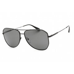 Prada Unisex Sunglasses - Full Rim Black Metal Aviator Shape Frame | 0PR 63XS 1AB08G