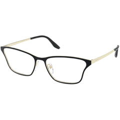Prada Women's Eyeglasses - Black Gold Butterfly Frame | PRADA 0PR 60XV AAV1O155