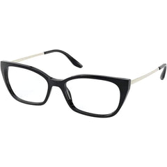 Prada Women's Eyeglasses - Black Plastic Cat Eye Frame | PRADA 0PR 14XV 1AB1O152