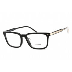Prada Women's Eyeglasses - Black Plastic Rectangular Shape Frame | 0PR 13YVF AAV1O1