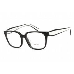 Prada Women's Eyeglasses - Black Rectangular Shape Frame Clear Lens | 0PR 17ZVF 1AB1O1