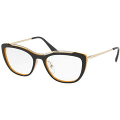 Prada Women's Eyeglasses - Blue Yellow Cat Eye Full-Rim Frame | PRADA 0PR04VV WU01O151