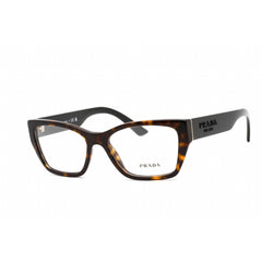 Prada Women's Eyeglasses - Cat Eye Shape Dark Havana Plastic Frame | 0PR 11YV 2AU1O1