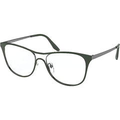 Prada Women's Eyeglasses - Catwolk Top Green and Bronze | PRADA 0PR 59XV 5531O153