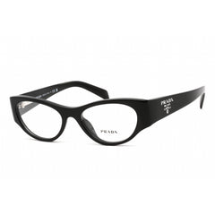 Prada Women's Eyeglasses - Clear Lens Black Plastic Cat Eye Frame | 0PR 06ZV 1AB1O1