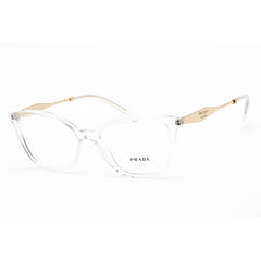 Prada Women's Eyeglasses - Clear Lens Crystal Plastic Cat Eye Frame | 0PR 02ZV 2AZ1O1