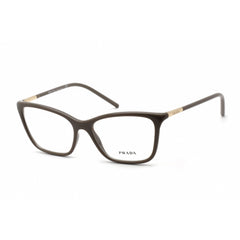 Prada Women's Eyeglasses - Clear Lens Grey Plastic Cat Eye Frame | 0PR 08WV 06W1O1