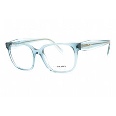 Prada Women's Eyeglasses - Crystal Blue Rectangular Clear Demo Lens | 0PR 17ZV 16J1O1