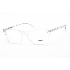 Prada Women's Eyeglasses - Crystal Plastic Rectangular Shape Frame | 0PR 14WV 2AZ1O1