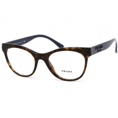 Prada Women's Eyeglasses - Dark Havana Full Rim Frame Demo Lens | 0PR 05WV 2AU1O1