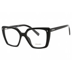 Prada Women's Eyeglasses - Full Rim Cat Eye Black Plastic Frame | 0PR 16ZV 1AB1O1