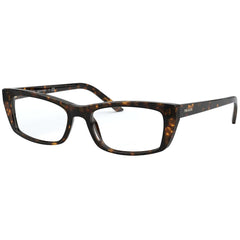 Prada Women's Eyeglasses - Havana Rectangular Full-Rim Frame | PRADA 0PR10XV 2AU1O154