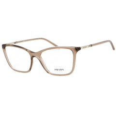 Prada Women's Eyeglasses - Honey Crystal Cat Eye Frame Clear Demo Lens | PR08N 05N101