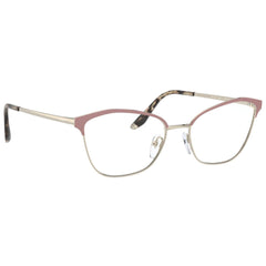 Prada Women's Eyeglasses - Pink Gold Cat Eye Full-Rim Frame | PRADA 0PR 62XV 07B1O152