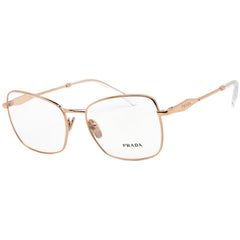 Prada Women's Eyeglasses - Pink Gold Cat Eye Metal Frame, 54 mm | 0PR 53ZV SVF1O1